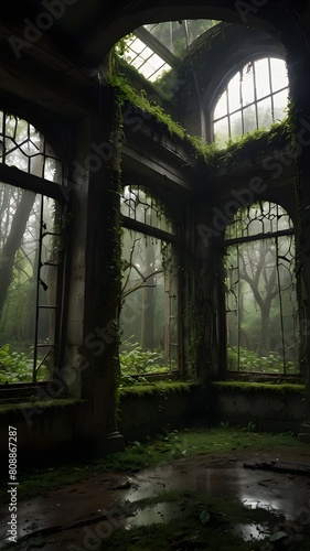 old abandoned building