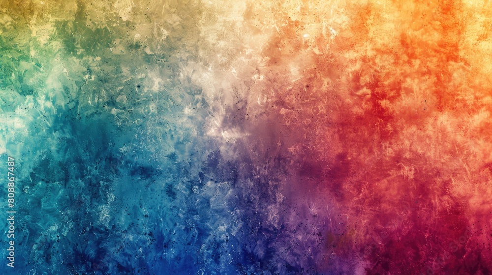 A colorful abstract painting with a blue, green, and red background. The painting is full of texture and he is a mix of different colors A colorful abstract painting with a blue, green, and red background. The painting is full of texture and he is a mix of different colors