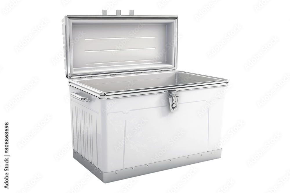 Chest freezer isolated on transparent background Chest freezer isolated on transparent background