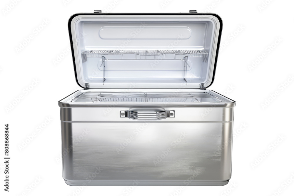 Chest freezer isolated on transparent background Chest freezer isolated on transparent background