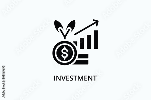 Investment Vector Icon Or Logo Illustration