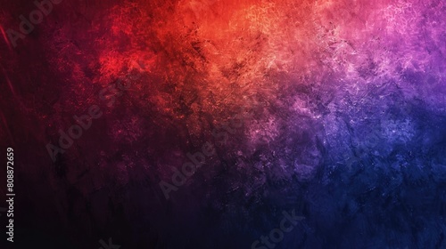 A colorful abstract painting with a blue and purple background. The painting is full of texture and he is a work of art
