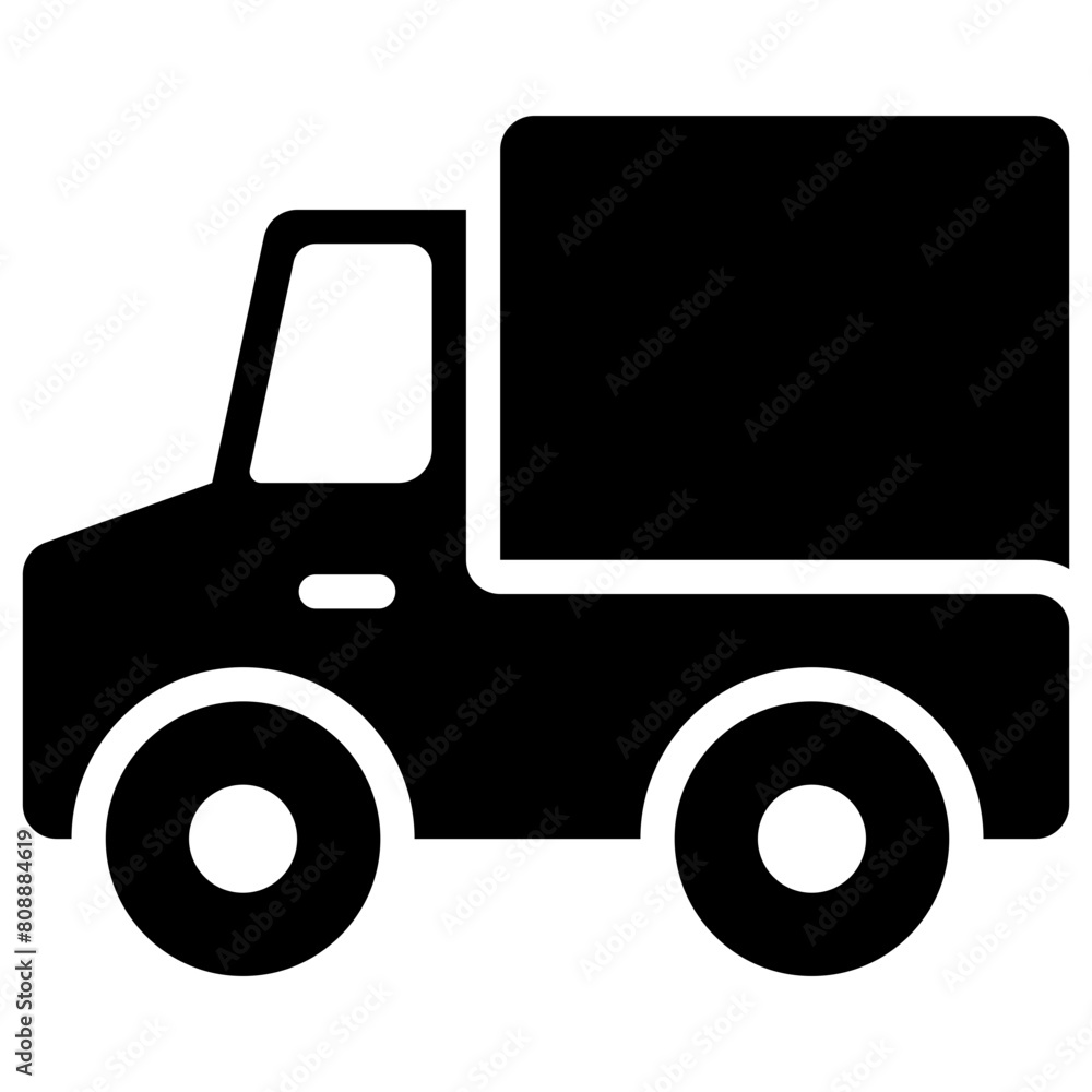 truck solid icon truck solid icon