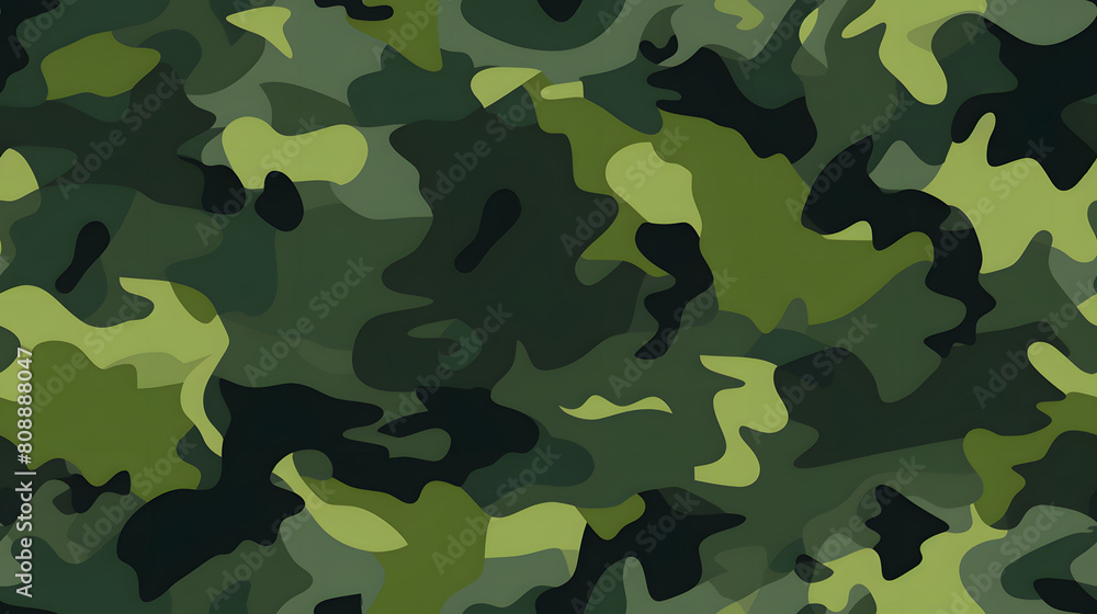 Fototapeta premium green camouflage pattern design poster background