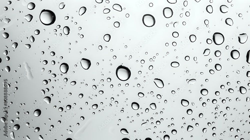 Raindrops on Glass: Transparent Image, Realistic and Crystal-Clear View Raindrops on Glass: Transparent Image, Realistic and Crystal-Clear View