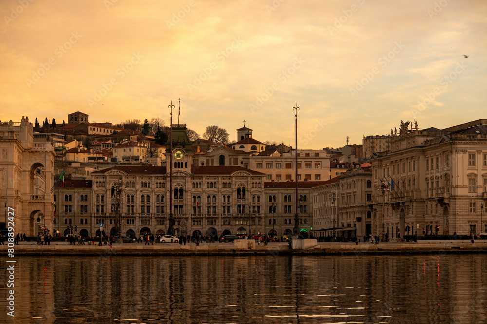 Piazza Unità d'Italia, città di Trieste, Friuli Venezia Giulia