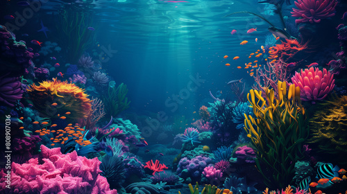 coral reef and fishes © EnGbarr
