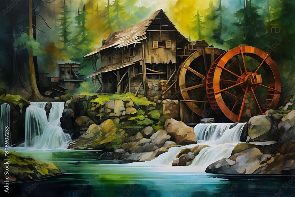 fascinating mountain watermill fascinating mountain watermill