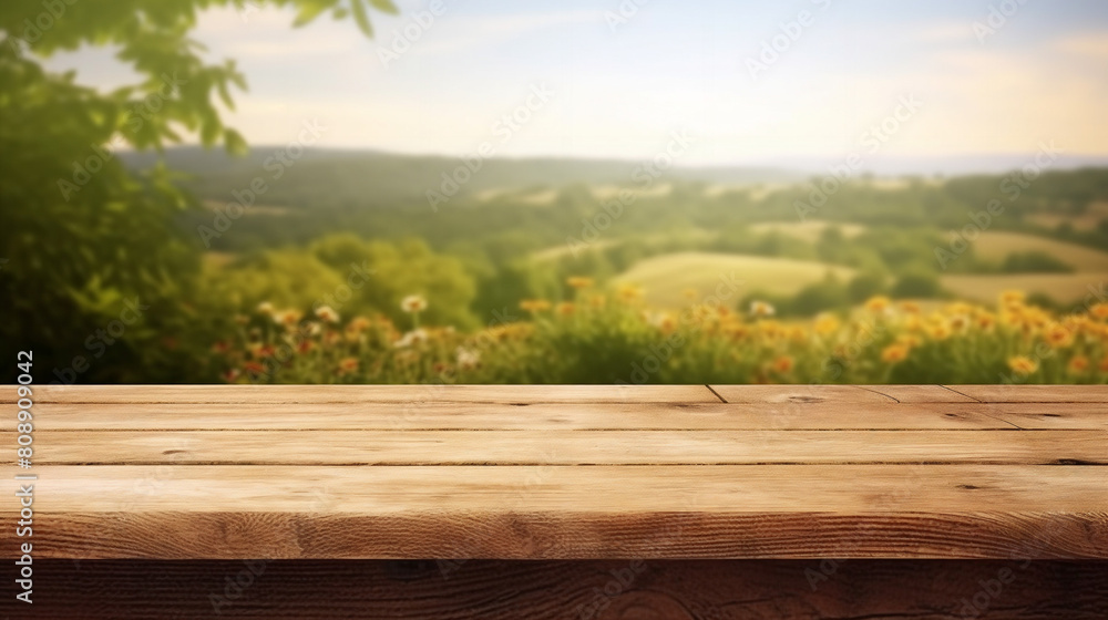 wooden table, summer background, summer wooden table, summer background, summer