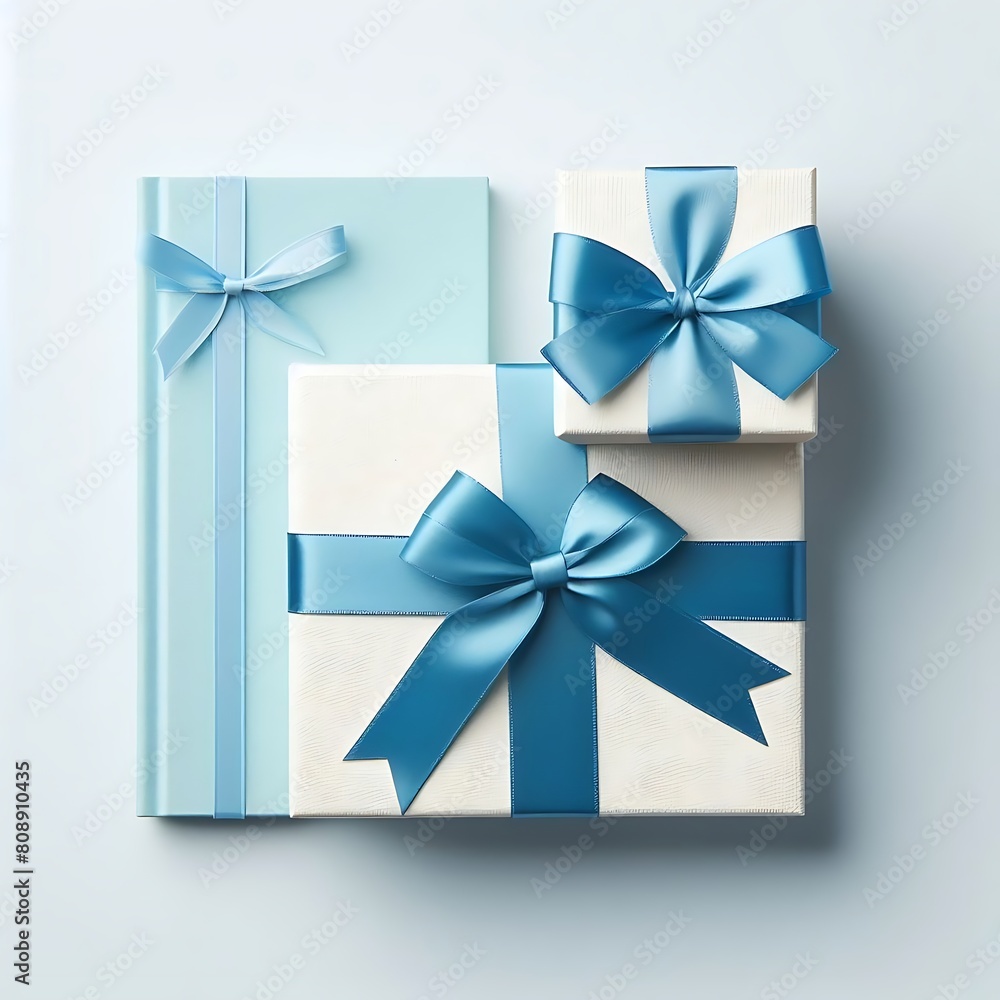 Christmas present box with white background Christmas present box with white background