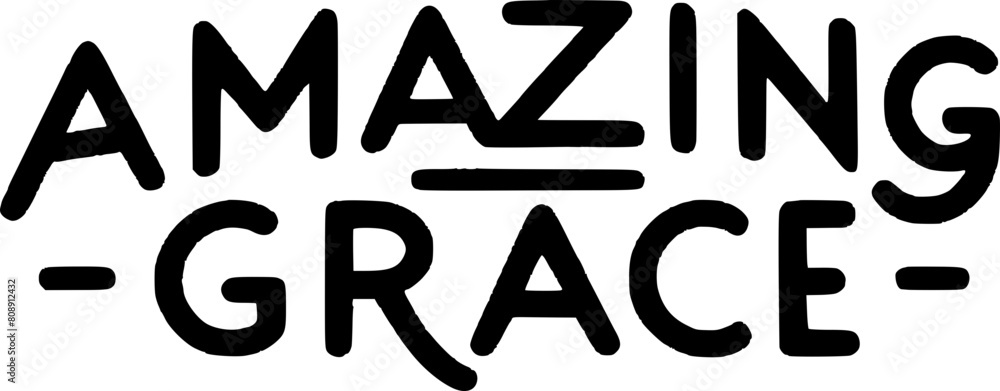 Amazing Grace Typo Retro Vector Amazing Grace Typo Retro Vector
