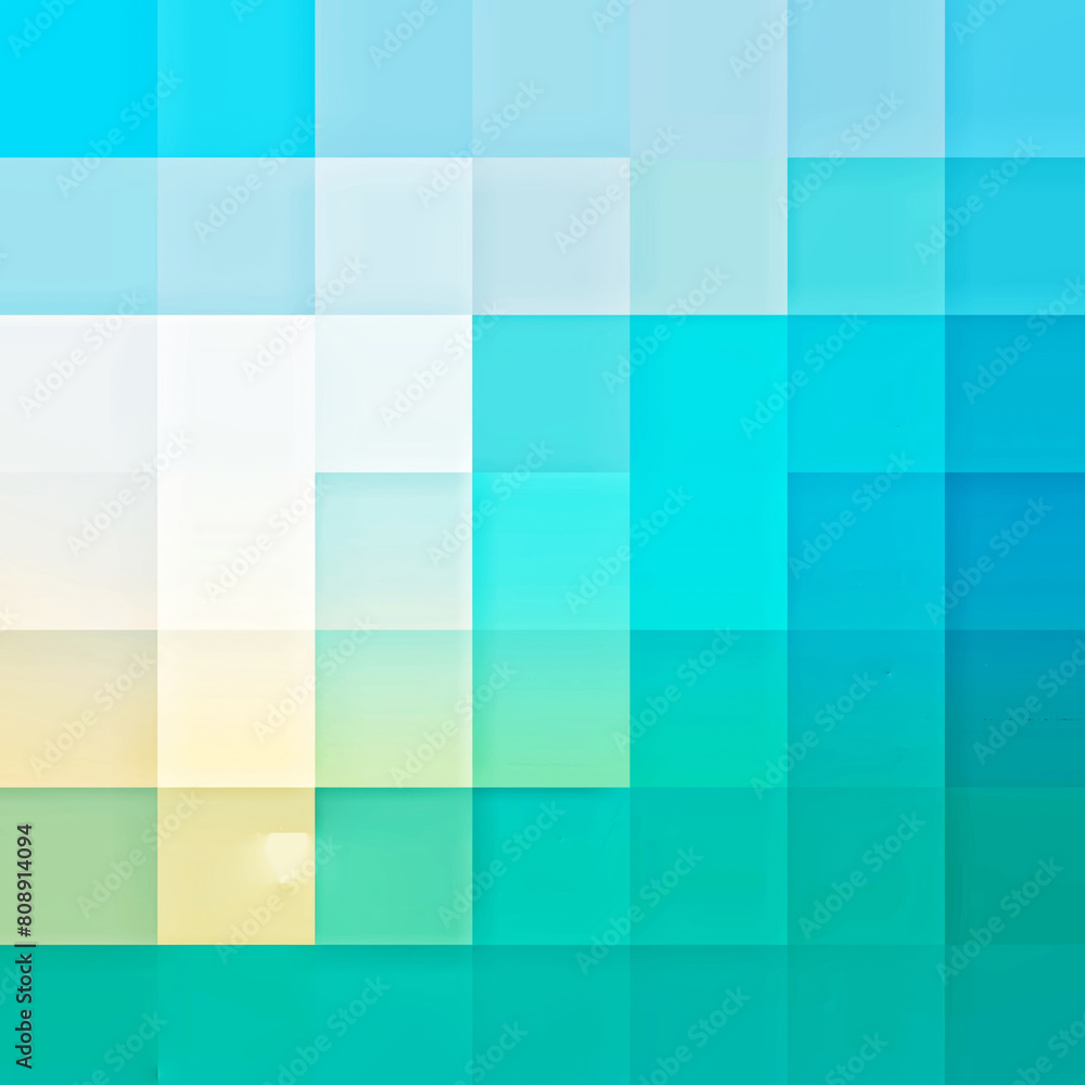 AI generated illustration of View of a colorful palette-pixels AI generated illustration of View of a colorful palette-pixels