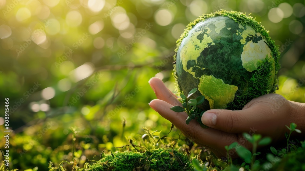 Environment Eco Natural Responsibility Sustainable with copy space. world environment day Environment Eco Natural Responsibility Sustainable with copy space. world environment day
