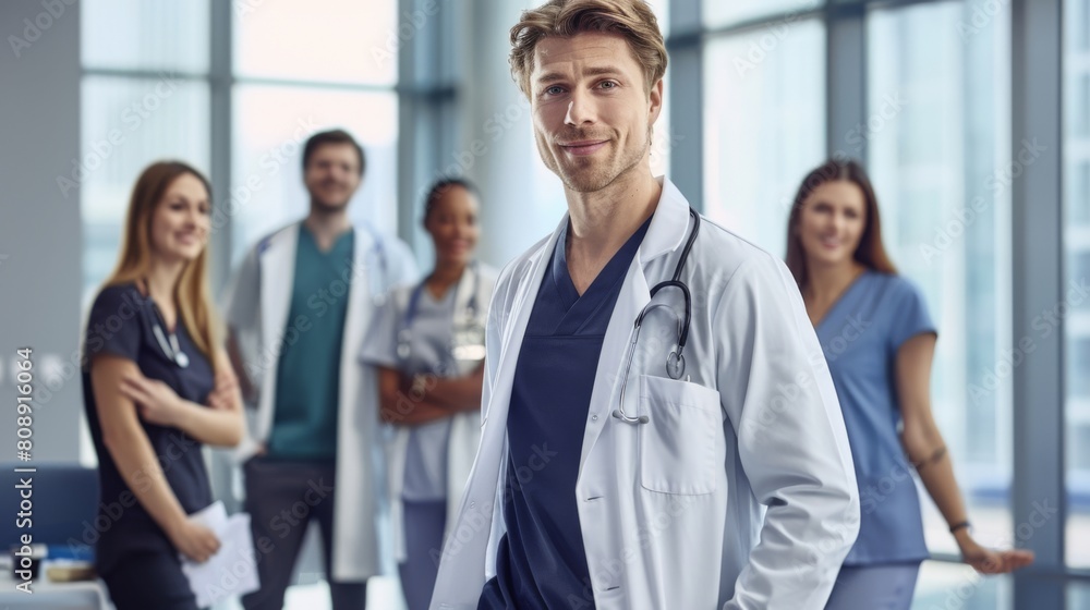 A Team of Confident Medical Staff A Team of Confident Medical Staff