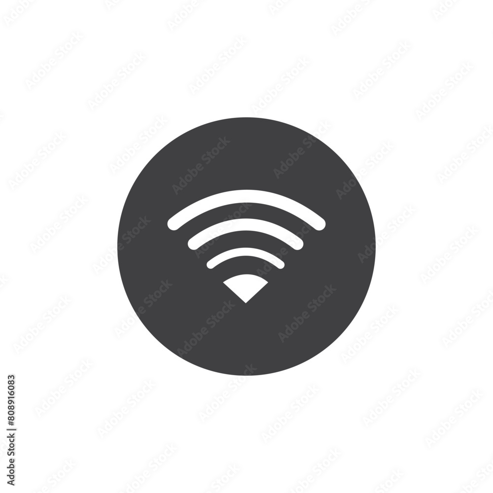 Wireless icon flat design Wireless icon flat design