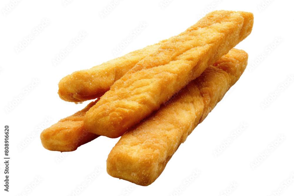 Fish sticks isolated on transparent background Fish sticks isolated on transparent background