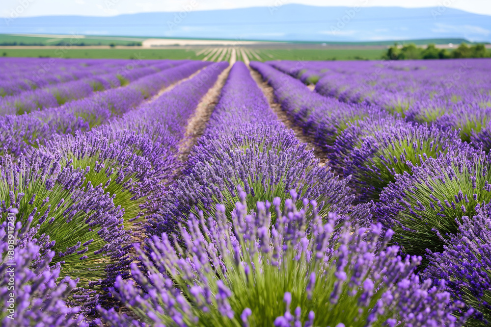 lavender field region, Locate a lavender field or area with lavender plants in bloom. Lavender fields are often found in rural areas or at lavender farms