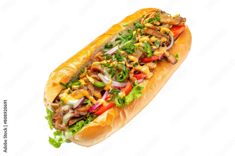 Isolated on transparent background Gourmet fusion Isolated on transparent background Gourmet fusion
