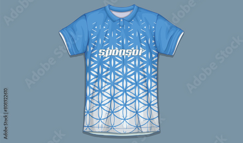 Soccer jersey design for sublimation