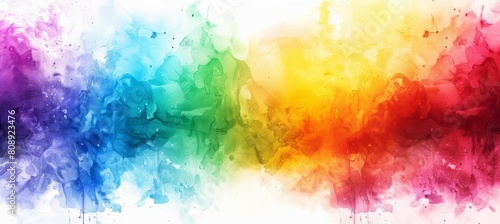 Abstract colorful paint background. Generative AI technology.  