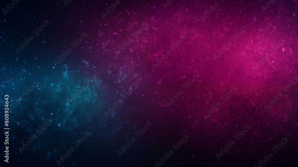 Vibrant Pink and Blue Bokeh Background with Sparkling Particles