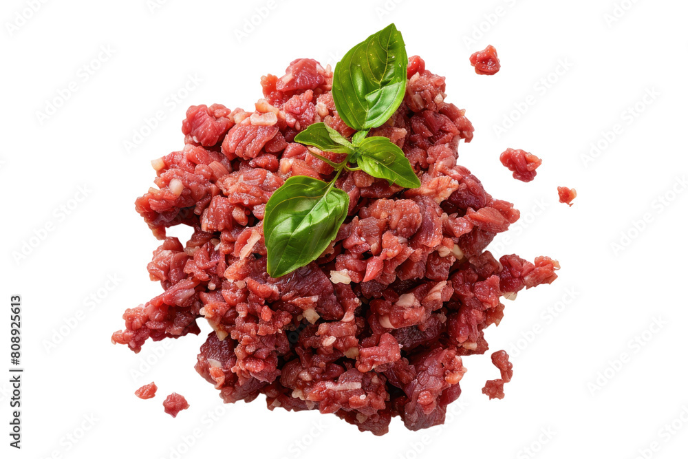 Minced beef Isolated on transparent background Minced beef Isolated on transparent background