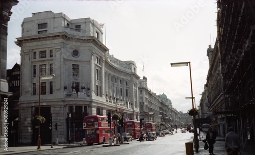 Vintage photo of Regent Street in London - September 1982