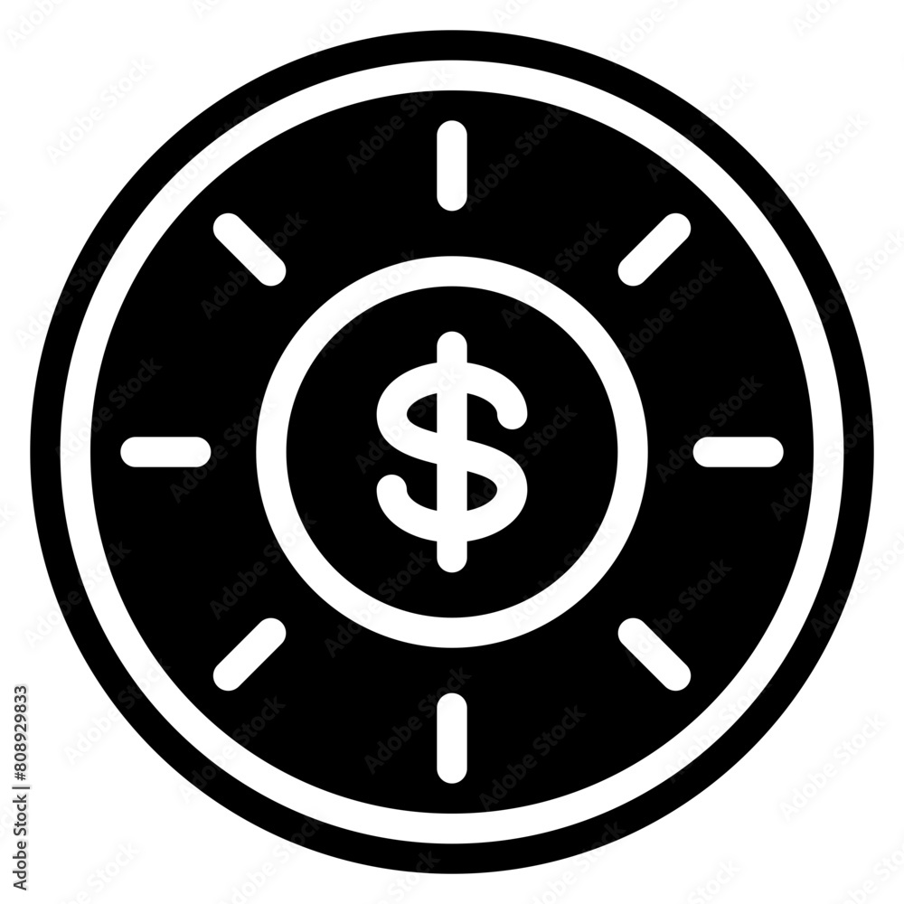 Time Is Money Icon Time Is Money Icon