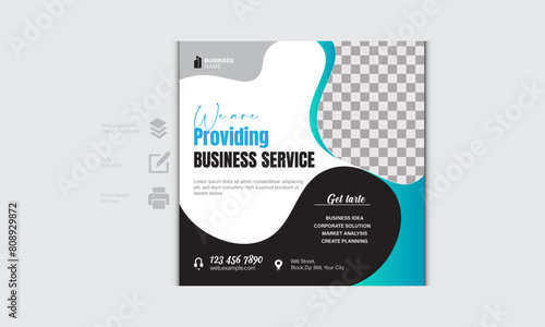 Social Media Post Banner Layout
