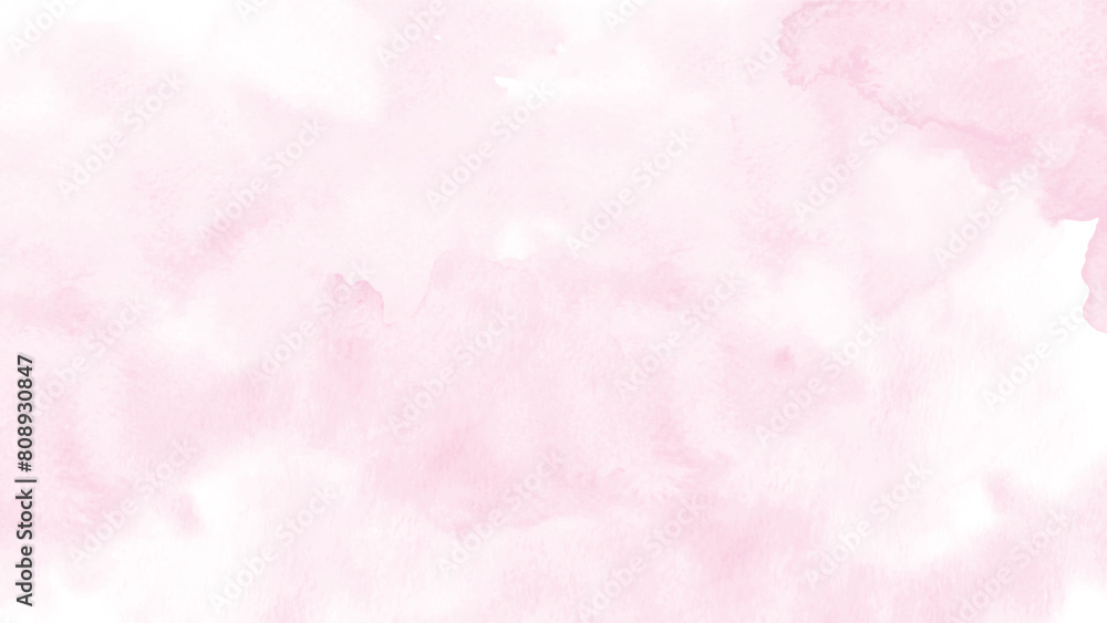 Abstract light pink watercolor stain for background