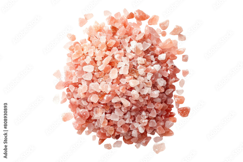 Pink salt Isolated on transparent background Pink salt Isolated on transparent background
