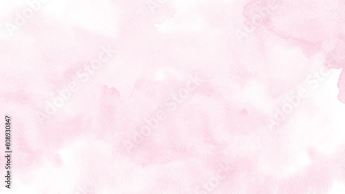 Abstract light pink watercolor stain for background