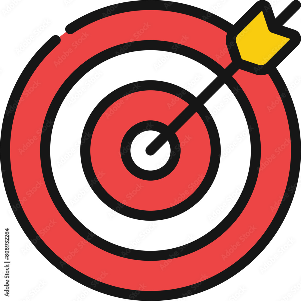Arrow In Target Icon Arrow In Target Icon