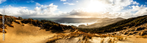 New Zealand StewartCoastline Panorama