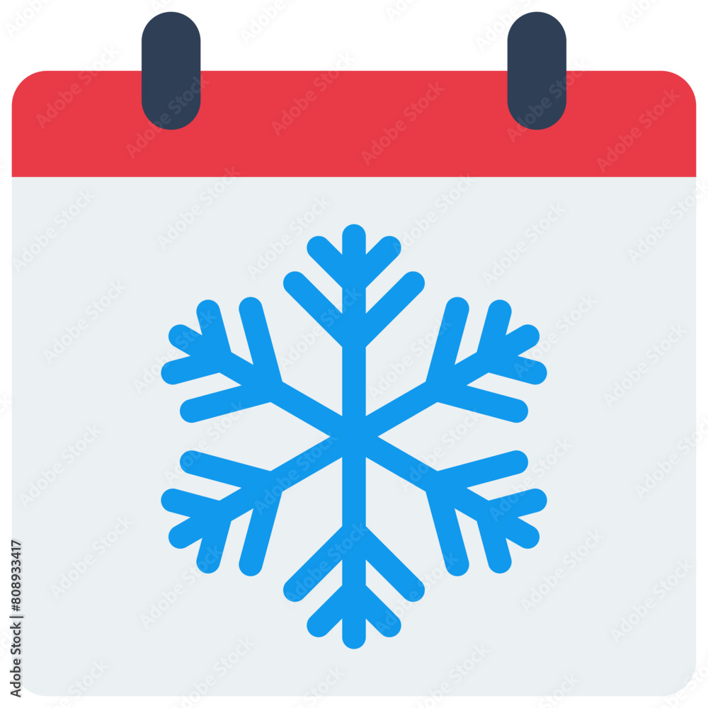 Winter Season Calendar Icon Winter Season Calendar Icon