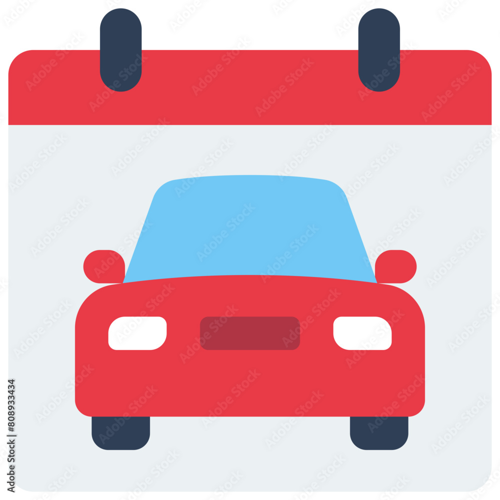 Obraz premium Car Service Date Icon