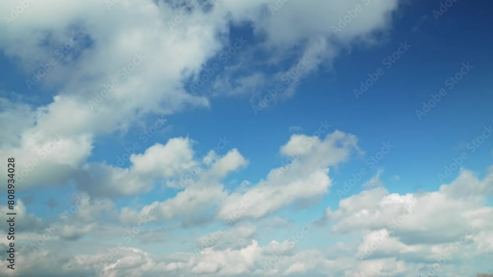 Beautiful white clouds and blue sky timelapse Beautiful white clouds and blue sky timelapse