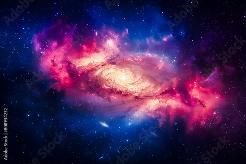 Galaxie dans l'espace