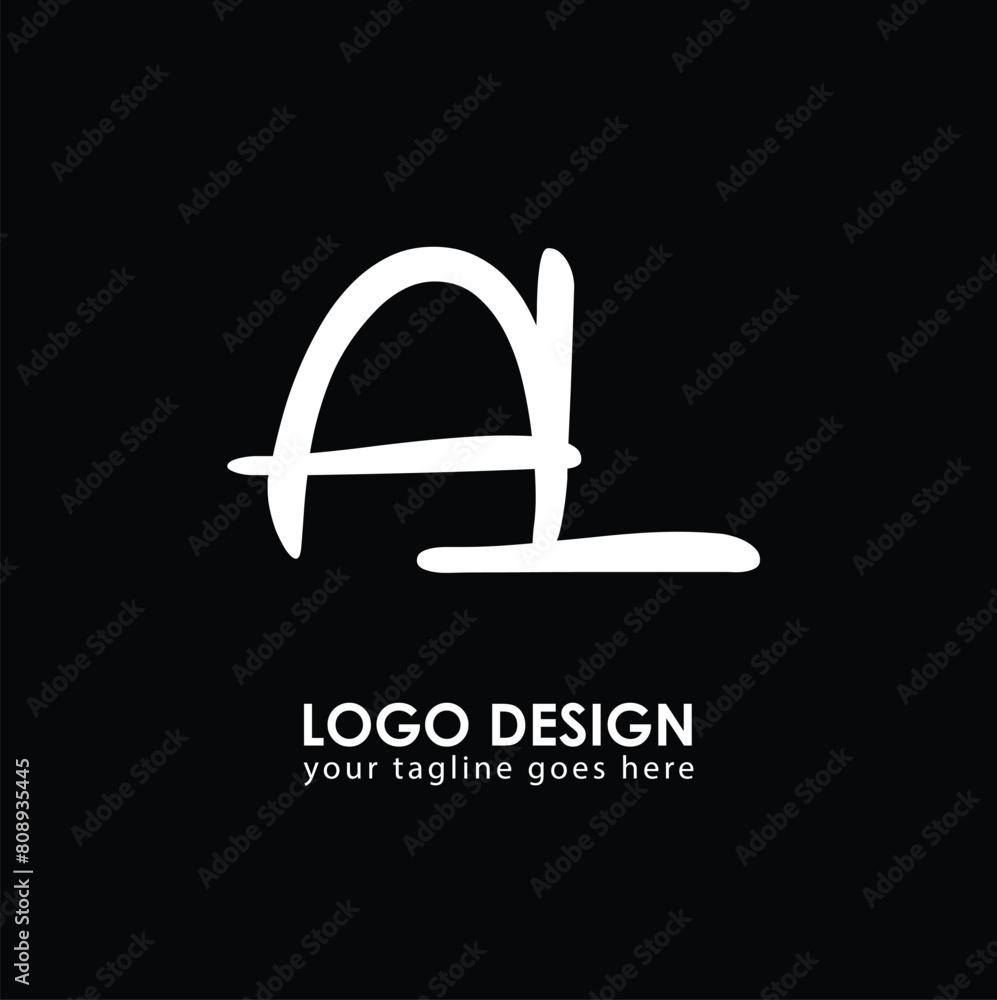 AL AL Logo Design, Creative Minimal Letter AL AL Monogram AL AL Logo Design, Creative Minimal Letter AL AL Monogram