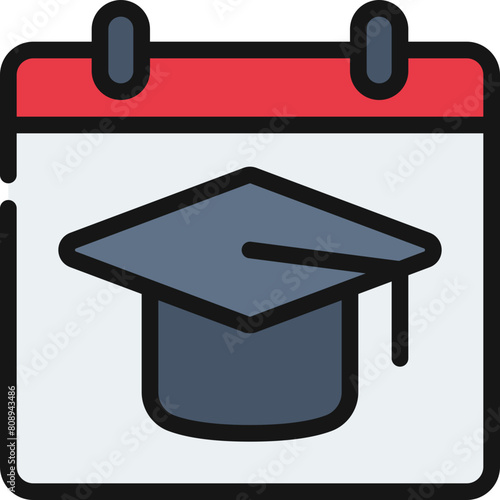 Graduation Date Calendar Icon