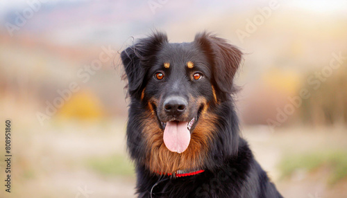 portrait of a beautiful dog