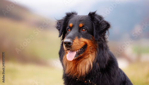 portrait of a beautiful dog