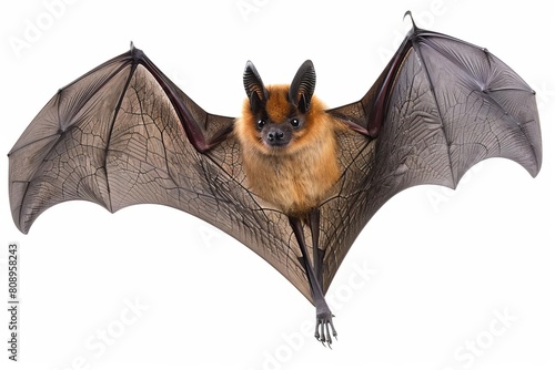 lyles flying fox bat isolated on white highquality animal photo cutout