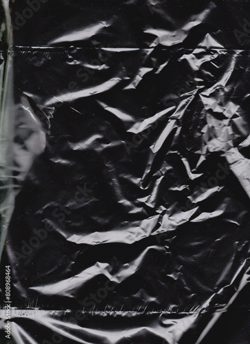 Reflective Black Plastick Rough Poster