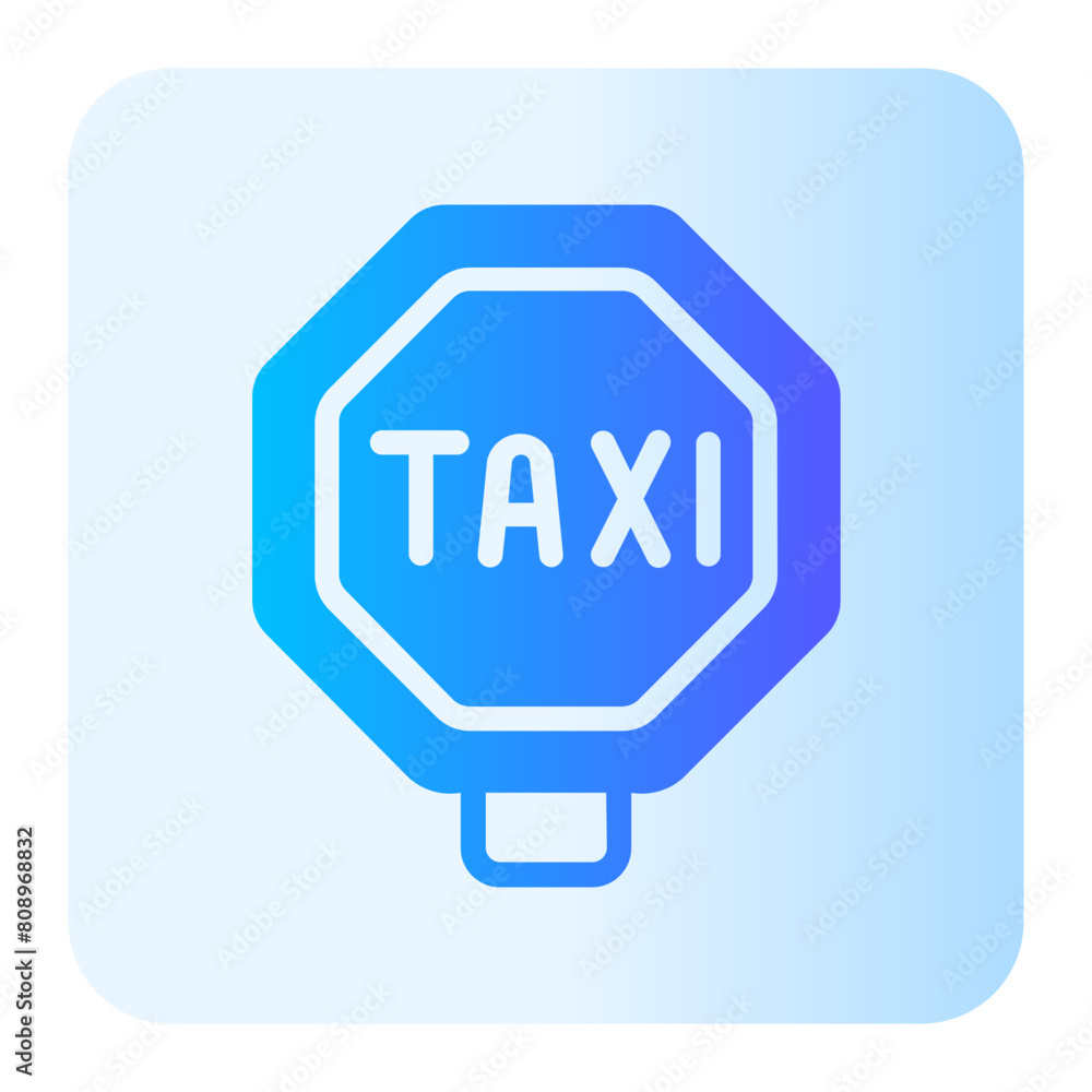 taxi gradient icon taxi gradient icon