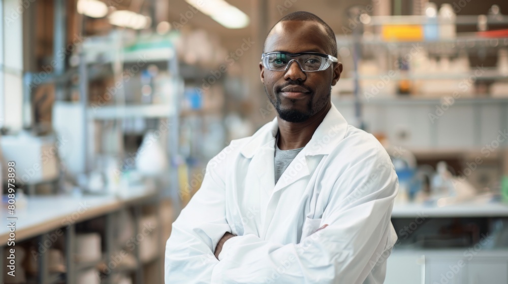 A Confident Scientist in Lab A Confident Scientist in Lab