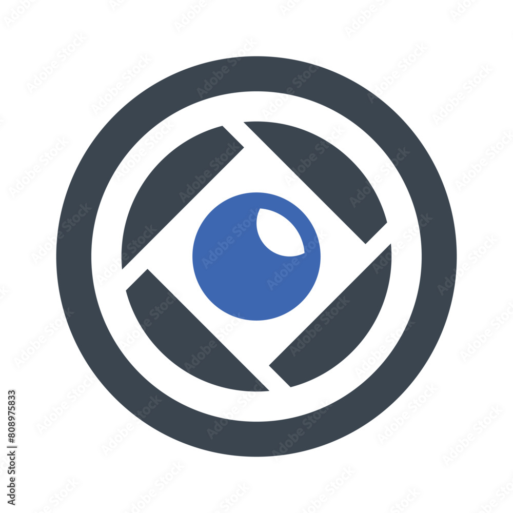 Camera aperture Icon Camera aperture Icon