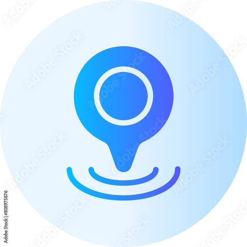 Free Download map point gradient icon - GFXLoad