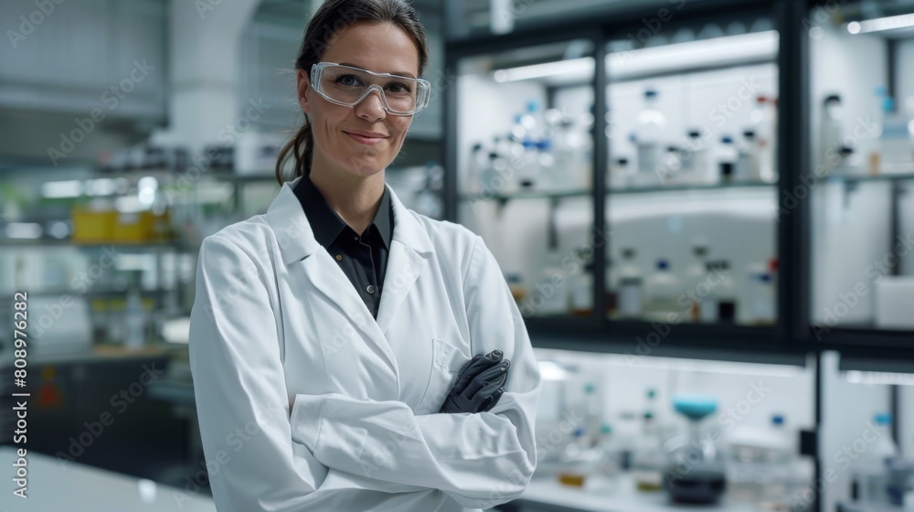 Confident Scientist in Modern Lab Confident Scientist in Modern Lab