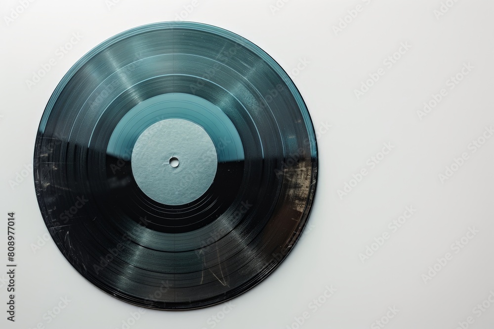 12-inch vinyl LP record in cardboard cover on white background.. Beautiful simple AI generated image in 4K, unique. 12-inch vinyl LP record in cardboard cover on white background.. Beautiful simple AI generated image in 4K, unique.